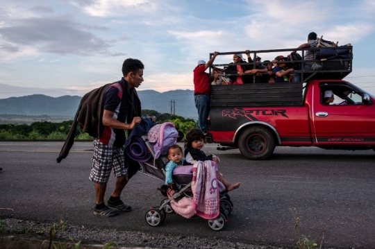 Kala stroller jadi barang mewah imigran Honduras