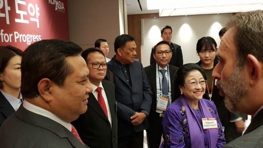 Olly Dondokambey dampingi Megawati di The KOR-ASIA Forum