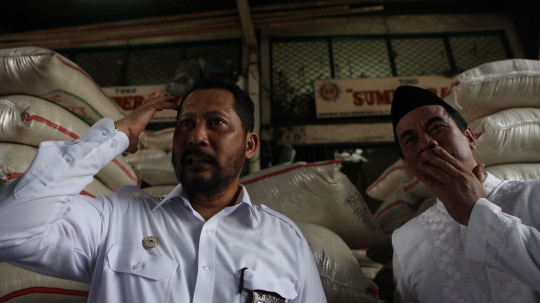 Mentan gandeng Kepala Bulog sidak pasokan beras di Pasar Induk Cipinang