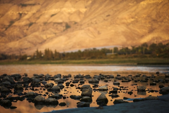 Danau Galilea di Israel dilanda krisis polusi dan tercemar limbah