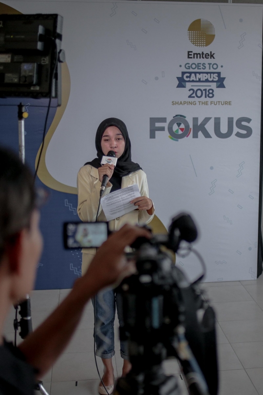Antusiasme Peserta Kompetisi News Presenter di EGTC 2018 Surabaya