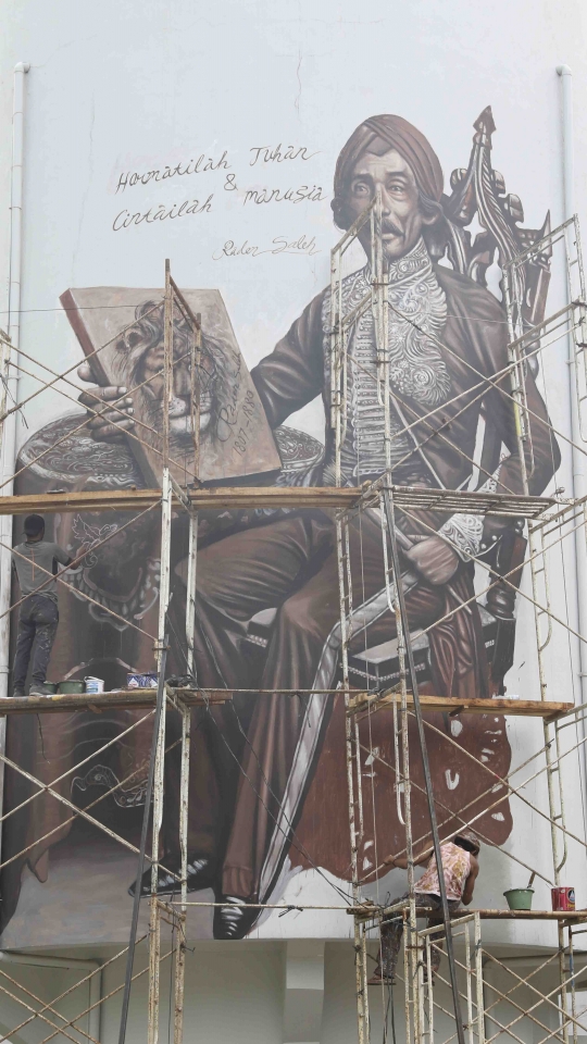 Mural Tokoh Seniman Hiasi Taman Ismail Marzuki