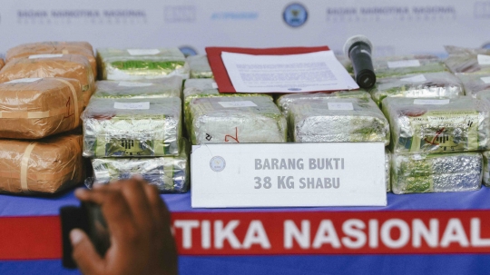 BNN Gagalkan Penyelundupan 38 kg Sabu di Aceh