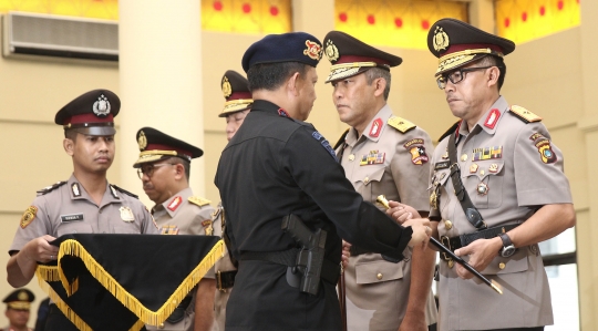 Kapolri Pimpin Sertijab Kadiv Humas dan Kapolda Kepulauan Bangka Belitung