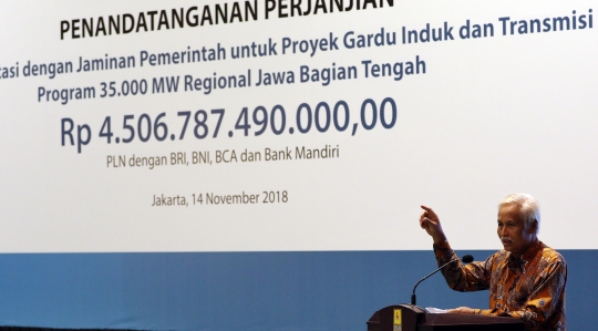 Perjanjian Kerjasama Pembiayaan Proyek Gardu Induk dan Transmisi