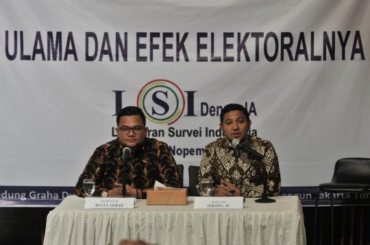 Survei LSI Ungkap 5 Ulama Paling Berpengaruh pada Pilpres 2019