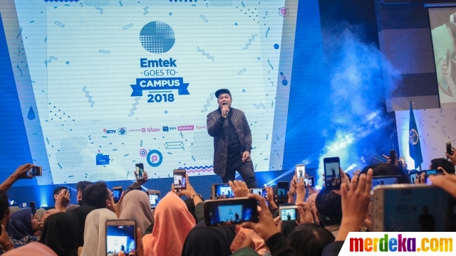 Foto : Virgoun Meriahkan Emtek Goes to Campus 2018 di 