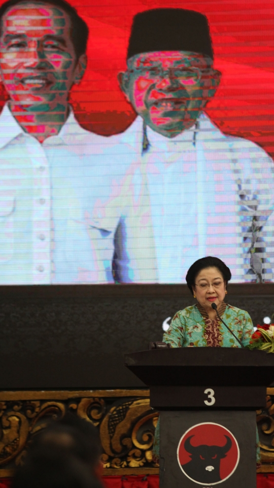 Ekspresi Megawati Usai Curhat di Depan Kader PDIP