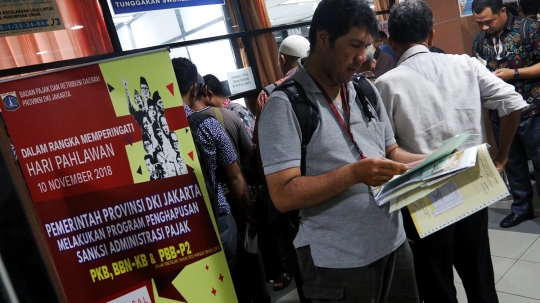 Pemprov DKI Hapus Denda Pajak Kendaraan Bermotor