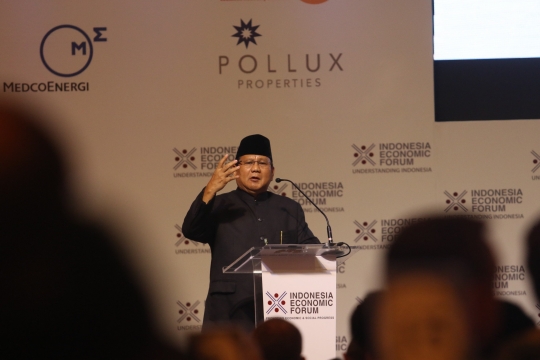 Prabowo Jadi Pembicara di Indonesia Ekonomi Forum 2018