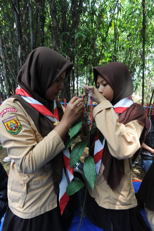 Hari Pohon Sedunia, Karang Taruna Tani Ajarkan Teknik Merawat Tanaman