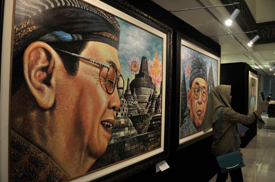 Mengenang Gus Dur dalam Pameran Lukis 