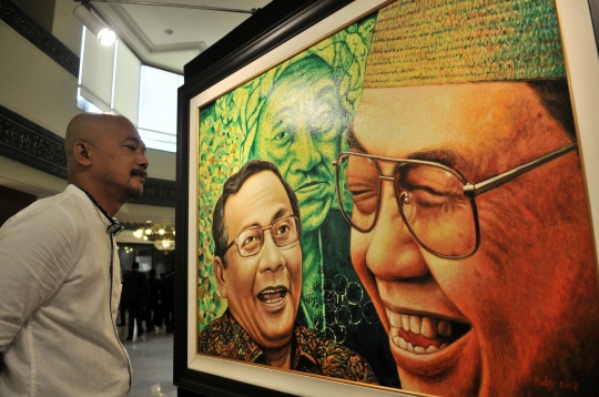 Mengenang Gus Dur dalam Pameran Lukis 