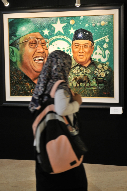 Mengenang Gus Dur dalam Pameran Lukis 