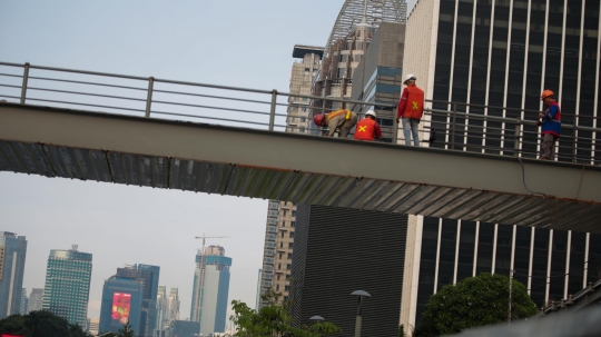 3 JPO di Sepanjang Jalan Jenderal Sudirman Akan Difasilitasi Lift dan CCTV