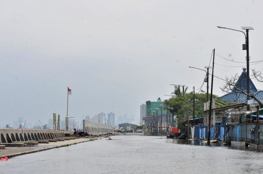 Banjir Rob Genangi Muara Baru