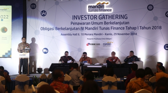 Mandiri Tunas Finance Targetkan Rp 1 Triliun Lewat Penawaran Obligasi