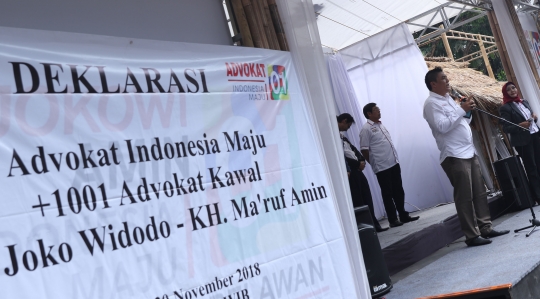 Advokat Indonesia Maju Deklarasi Dukung Pasangan 01