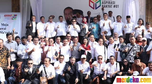 Foto : Advokat Indonesia Maju Deklarasi Dukung Pasangan 01 