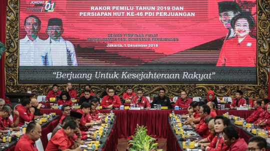 Gelar Rakornas, PDIP Susun Langkah Strategis Menangkan Jokowi-Ma'ruf