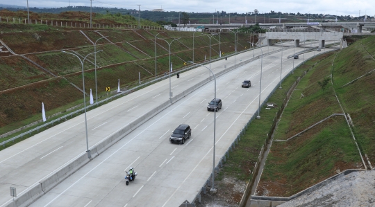 Penampakan Tol Bocimi Seksi 1 yang Telah Diresmikan Jokowi