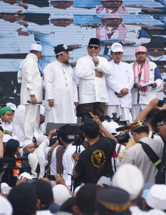 Prabowo Subianto Hadiri Reuni 212