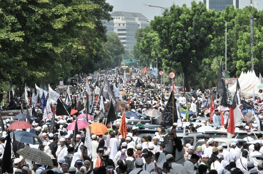 Pandangan Udara Lautan Massa Reuni 212