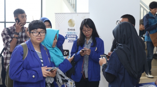 Antusiasme Peserta Workshop Session Emtek Goes to Campus 2018 di Bandung