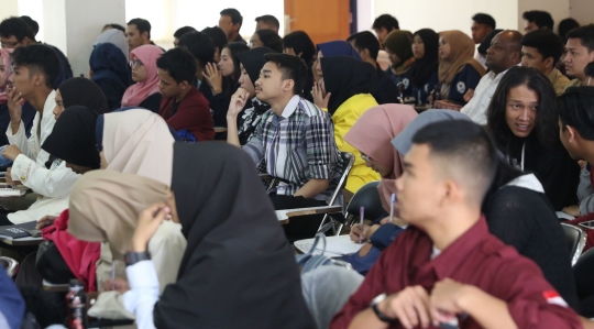 Antusiasme Peserta Workshop Session Emtek Goes to Campus 2018 di Bandung