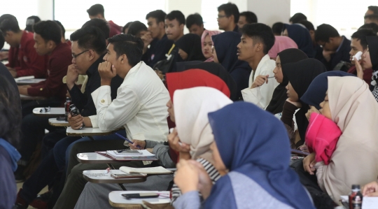 Antusiasme Peserta Workshop Session Emtek Goes to Campus 2018 di Bandung