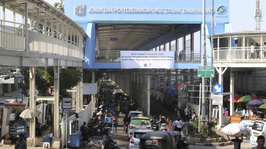 Skybridge Tanah Abang Mulai Diuji Coba