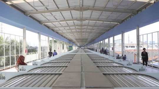 Skybridge Tanah Abang Mulai Diuji Coba