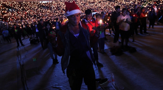 Ratusan Ribu Jemaat Gereja Tiberias Rayakan Natal di GBK