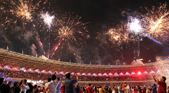 Ratusan Ribu Jemaat Gereja Tiberias Rayakan Natal di GBK