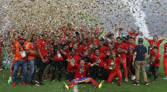 Euforia Persija Raih Juara Liga 1 2018