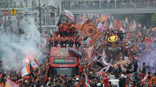 Euforia Pawai Persija Juara