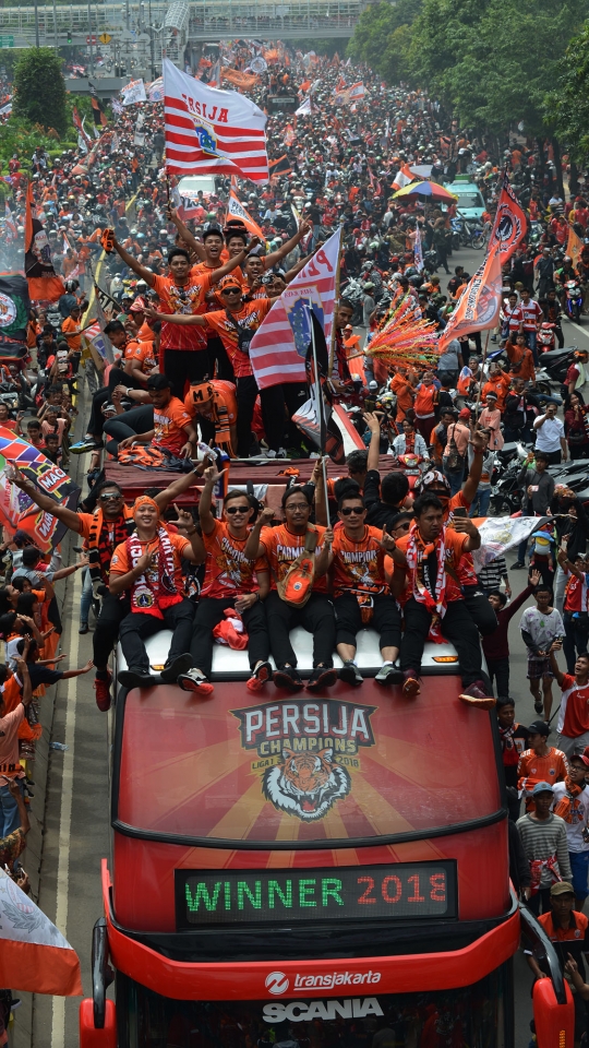 Euforia Pawai Persija Juara