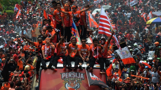 Euforia Pawai Persija Juara
