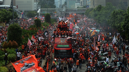 Euforia Pawai Persija Juara