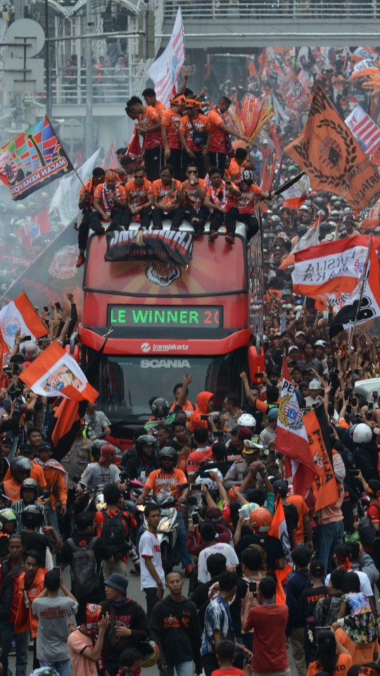 Euforia Pawai Persija Juara