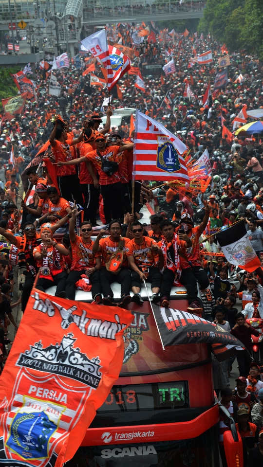 Euforia Pawai Persija Juara