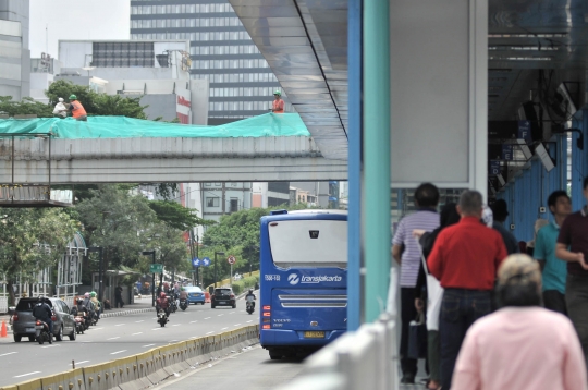 Pemprov DKI Mulai Bongkar JPO Tosari