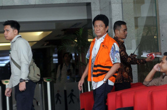 Mantan Anggota DPRD Sumut Sopar Siburian Jalani Pemeriksaan Perdana
