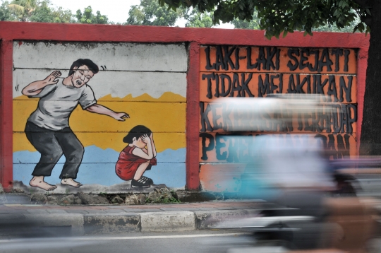 Mural Tolak Pelecehan Seksual dan Kekerasan terhadap Perempuan Hiasi Jatinegara