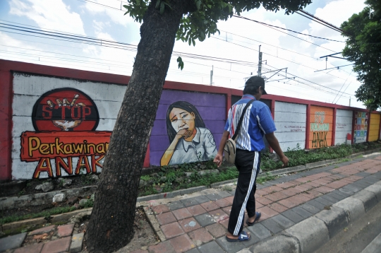 Mural Tolak Pelecehan Seksual dan Kekerasan terhadap Perempuan Hiasi Jatinegara