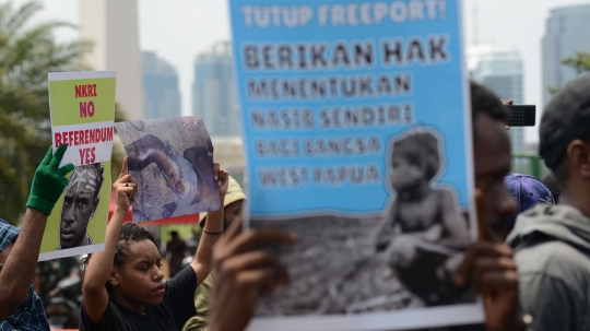 Aliansi Mahasiswa Papua Demo Tuntut Kebebasan
