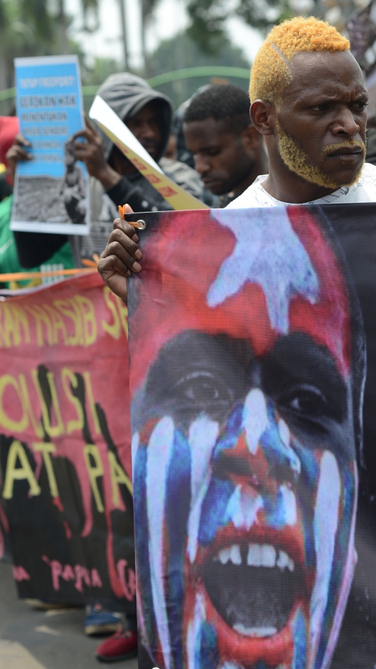 Aliansi Mahasiswa Papua Demo Tuntut Kebebasan