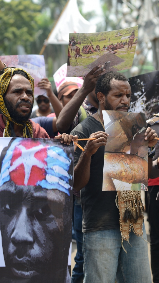 Aliansi Mahasiswa Papua Demo Tuntut Kebebasan