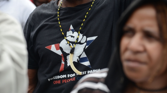 Aliansi Mahasiswa Papua Demo Tuntut Kebebasan