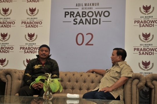 Jalan Kaki Dari Tegal, Rahman Akhirnya Berjumpa dengan Prabowo